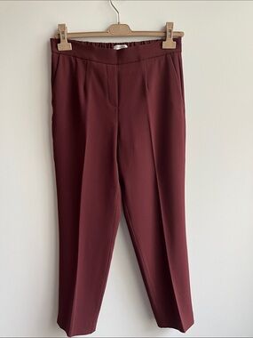 Aritzia Conan Burgundy Trousers